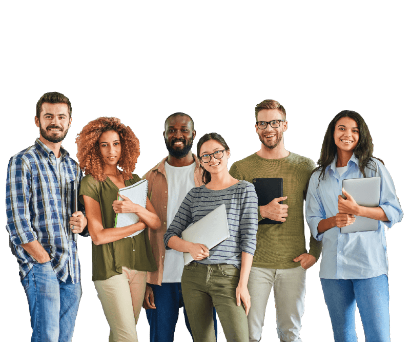 Group of young people