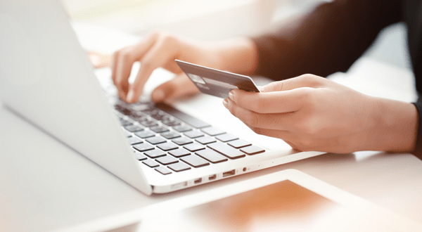 Online shopping laptop